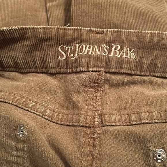St John’s Bay sz 12 Boot Cut Brown Corduroys with Tummy Panel Secret Slender - Picture 6 of 8
